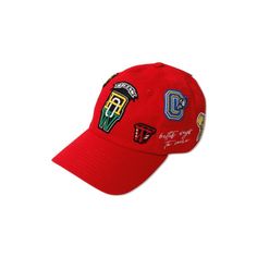 adjustable hats Red Snapback Hat For Streetwear And Baseball Season, Red Snapback Hat With Logo Patch And Curved Brim, University Red Snapback Baseball Cap, Red Snapback Hat With Logo Patch, Casual University Red Snapback Baseball Cap, Red Baseball Cap With Logo Patch And Curved Brim, Casual Red Flat Bill Baseball Cap, Trendy Snapback Hat With Logo Patch For Streetwear, Trendy Red Baseball Cap For Sports