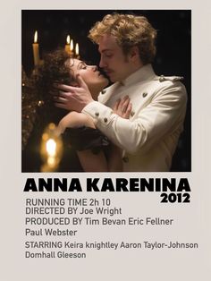 an advertisement for the broadway production of annie karemina 2012, starring actors from left to right