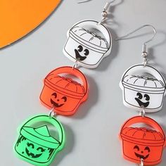 Adorable Earrings. Great Colors. Smoke Pet Free Home. I Have Other Listings So Bundle And Save. Shrinky Dink Crafts, Vintage Inspired Earrings, Shrinky Dink, Bronze Earrings, Purple Tulips, Traditional Earrings, Costume Earrings, Halloween Festival, Drop Dangle Earrings