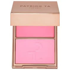 Patrick Ta, Blush Palette, It Cosmetics, Powder Blush, Cream Blush, Double Take, Beauty Blender, Bold Color, Blush Makeup