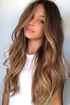 Good Photo Balayage Hair ideas Tips This ‘70s are known for many points: thigh-high boots, rose power, the word what groovy plus rad� #Balayage #Good #Hair #Ideas #Photo #Tips Long Hair Highlights, Caramel Hair, James Charles, Prom Hairstyles, Hair Color Balayage