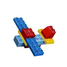 two legos that are laying on top of each other