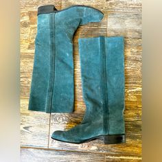 Vintage Justin Teal Suede Boots 5b Justin Boots Womens, Boho Cowgirl, Justin Boots, Vintage Shoes, Suede Boots, Shoes Heels Boots, Boot Shoes Women, Shoes Women Heels, Heeled Boots