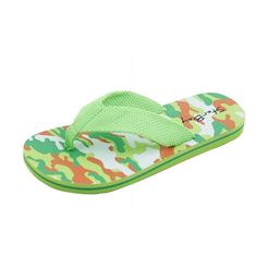 The flip flops have a canvas thong Sandals Size: 9.  Color: Green.  Gender: female.  Age Group: adult.  Pattern: camouflage. Camouflage Print, Green Pattern, Thong Sandals, Flip Flop, Flat Sandals, Gender Female, Camouflage, Clothing And Shoes, Womens Sandals