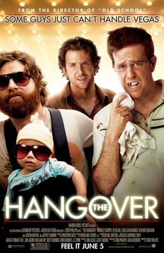 the hangover movie poster with two men and a baby