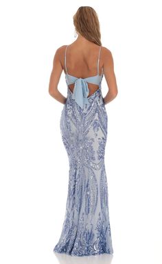 Sequin Mermaid Dress in Blue | LUCY IN THE SKY Sparkly Tight Prom Dress Long, Pastel Blue Prom Dress Tight, Prom Dresses Lucy In The Sky, Light Blue Prom Dress Long Tight, Blue Skin Tight Prom Dresses, Sky Blue Prom Dress Sequin, Where To Buy Prom Dresses, Winter Ball Dresses, Mermaid Sequin Dress