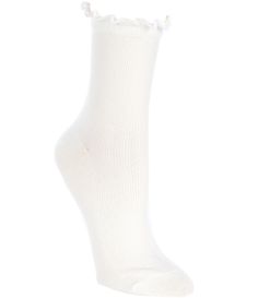 From UGG, these socks feature:Quarter socks75% Cotton / 24% Polyester / 1% ElastaneApprox. 5.5" heightLettuce edge UGG® logo on footbed instepFits shoe size: 5-10Machine Wash/ Tumble DryImported. White Stretch Socks For Spring, Spring Cotton Hosiery, Ugg Socks Nordstrom, Comfortable Stretch White Socks, Soft Cotton Socks With Stretch, Soft Stretch Cotton Socks, Cozy White Socks For Spring, White Knee-high Socks For Spring, White Stretch Cotton Hosiery