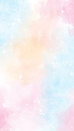 an abstract pastel background with white dots and pink, blue, and yellow colors