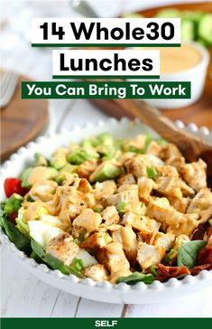 Whole 30 Lunch, Whole 30 Diet, Nutritious Food, Paleo Lunch, Elimination Diet, Recipe 30, Paleo Whole 30, Diet Vegetarian, Diet Meal