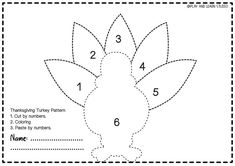 a printable thanksgiving turkey craft for kids