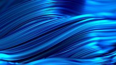 an abstract blue background with wavy lines