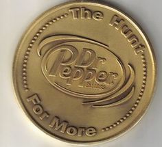 a gold coin with the words pd pope for more than one on it and an oval logo