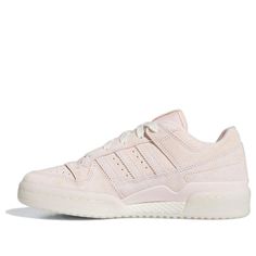 (WMNS) adidas Originals Forum Low CL 'Pink' IG3690 Sporty Pink Skate Shoes With Boost Midsole, Adidas Pink Skate Shoes With Boost Midsole, Pink Skate Shoes With Boost Midsole For Light Sports, Pink Athleisure Sneakers For Streetwear, Pink Low-top Skate Shoes For Light Sports, Pink Cushioned Sneakers For Streetwear, Pink Sneakers For Streetwear With Cushioned Footbed, Pink Sneakers With Cushioned Footbed For Streetwear, Pink Adidas High-top Sneakers