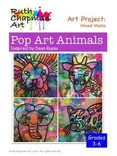 the cover of pop art animals