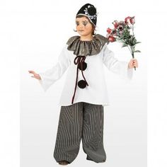 Pierrot Costume, Halloween Costumes Party, Pierrot Clown, Send In The Clowns, Theme Parties, Carnival Costumes, Kids Costumes, Party Decoration, Mardi Gras