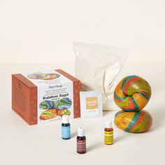 an assortment of essentials for painting and crafts