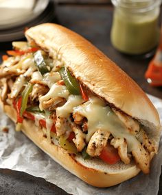 Chicken Philly cheesesteak is a delicious twist on the classic, made with tender chicken, sautéed peppers, and melted cheese.