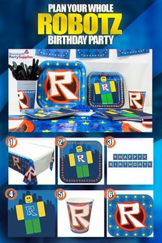 Robotz Party Supplies & Birthday Decorations