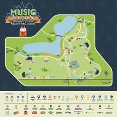 the map for music midtown in atlanta