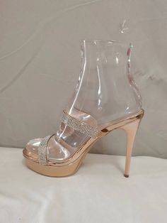 Clear Plexi Resin Female Mannequin Foot Form for 10cm High Heeled Shoes with Flipflop Toes RF-2 1. material: solid resin 2. size: chinese/europen size 38 / USA size 7 3.functions: it's for shoes display for stores, or home shoes organization 4. characteristics: it's luxury, expensive, plexi, but there's one thing, it's not as the acrylic, it will turn yellow after about 1 year using. but it will not influence the transparency. if you don't check it carefully, you could not notice it. 5. The cost Shoes Organization, Shoes Display, Female Mannequin, Shoes Store, Shoe Display, Home Shoes, Dress Forms, Mannequin Heads, Visual Display