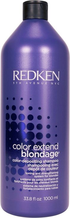 Redken Color Extend Blondage Color Depositing Purple Shampoo | Ulta Beauty Shampoo For Blonde Hair, Purple Shampoo For Blondes, Colored Hair Tips, Redken Color, Purple Shampoo, Colored Hair, Hair Colorist, Color Treated Hair, Hair Strengthening