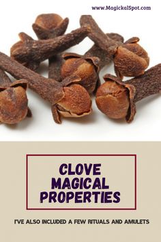 Orange Magical Properties, Magical Properties Of Cloves, Clove Plant, Herbs Witchcraft, Cloves Benefits, Cloves Spice, Witchcraft Herbs