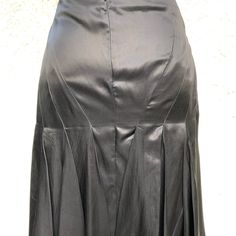 Beautiful Shape And Material On This Reposh. Wish I Could Have Worn It! Black Silk Pencil Skirt, Black Pleated Silk Skirt, Black Fitted Silk Skirt, Fitted Black Silk Skirt, Black Silk Flared Skirt, Black Silk Bottoms With Pleated Skirt, Black Silk Pleated Skirt Bottoms, Fitted Silk Black Maxi Skirt, Fitted Black Silk Maxi Skirt