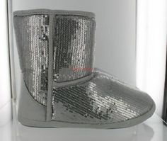 Silver Sequin Bootie Slipper for moon boots, knights armor, rockstar. Knights Armor