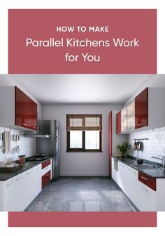 Parallel Kitchen Design Modern Indian, Parallel Kitchen Design Small Indian, Modular Kitchen Design Indian Parallel, Small Parallel Kitchen Ideas, Parallel Kitchen Design Modern, Kitchen Entrance Design, Duplex Remodel, Gallery Kitchen Ideas