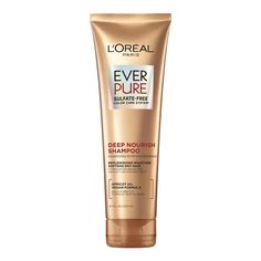 L'Oreal Paris Hair Expert EverCreme Sulfate Free Deep Nourish Shampoo EverPure Deep Nourish Shampoo and Conditioner soften color treated, damaged, dry, and brittle hair while protecting color. Sulfate Free, Vegan Formula. | L'oreal Paris Hair Expert Evercreme Sulfate Free Deep Nourish Shampoo At Hy-Vee Paris Hair, Nourishing Shampoo, Brittle Hair, Online Grocery Shopping, Sulfate Free, Grocery Online, L Oreal, Hair Care Shampoo, Dry Shampoo