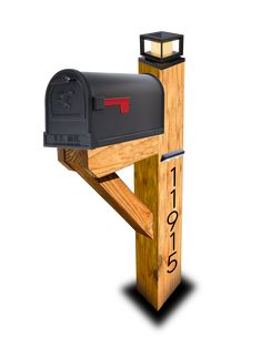 Farmhouse Mailbox - Dream Mailboxes Updated Mailbox Ideas, Cedar Mailbox Ideas, Transitional Mailbox Ideas, 6x6 Mailbox Post Ideas, Mail Boxes Ideas, Cool Mailbox Ideas, Modern Farmhouse Mailbox Ideas, Mail Box Post Ideas, Mailboxes Ideas Curb Appeal