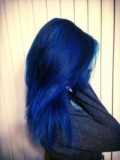 Dark Royal Blue Hair, Cobalt Blue Hair, Shades Of Blue Hair, Blue Hair Styles, Blue And Black Hair, Bright Blue Hair, Royal Blue Hair, Hair Colour Inspo, Types Of Hair Color