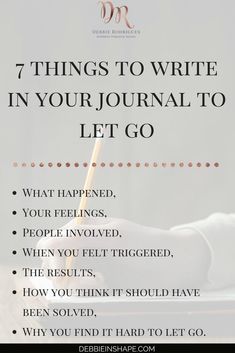 Learn how to overcome pain from the past to be more successful. Discover how to turn your journal into your best ally. For accountability and support, join the 52-Week Challenge For A More Productive You today. #productivity #confidence #success #journaling Things To Write, Self Care Activities, Journal Writing, Self Improvement Tips, Emotional Health, Journal Prompts, Let Go