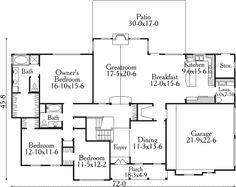 the first floor plan for this house