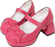 Pink Mary Janes, Block Heel Shoes, Heel Shoes, Mary Janes, Block Heels, Hot Pink, Shoes Heels, Heels, Pink