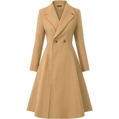 Color: Camel Shell: 95%Polyester, 5%Elastane, Lining: 98%Polyester, 2%Viscose Machine Wash Material: This Women's Trench Coat Is Made Of Polyester Blend, Anti Cold And Windproof, Keep Warmth And Durable, Wear This Womens Winter Coat To Keep You Warm All Days. This Women's Pea Coat Has Classic And Simple Features, Which Creates Stunning Curve, Wear This Women's Long Trench Coat Making You More Beautiful, Fashionable And Elegant. Design: Women's Pea Coat Is Designed With Notch Lapel Collar, Double Winter Wool Dress, Trench Coats Women Long, Winter Coat Dress, Overcoat Jacket, Pea Coats Women, Long Overcoat, Elegant Coats, Winter Trench Coat, Long Winter Coats