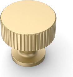 an image of a round knob on a white background with clipping path to the top