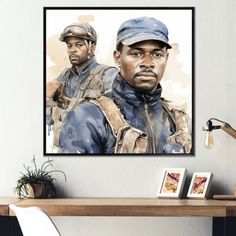 This beautiful "Vintage Civil Military Soldiers II" Wall art is printed on premium quality cotton canvas using the finest fade-resistant ink. We offer a versatile range to cater to your unique aesthetic preferences. The Art is stretched tautly over a sturdy wooden, giving your artwork a sleek, borderless appearance. For those who desire a touch of elegance and depth, our canvas art is the ideal choice. The canvas is delicately mounted within a floating frame, creating a striking visual contrast Blue Wall Decor, Military Soldiers, Picture Frame Wall, Unique Aesthetic, Canvas Home, Framed Canvas Wall Art, Metal Artwork, Wall Art Canvas, Metal Wall Decor