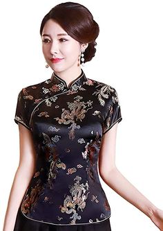 Cheongsam Shirt, Chinese Shirt, Female Shirt, Frog Closure, Cheongsam Top, Chinese Cheongsam, Traditional Embroidery, Blouse For Women, Chinese Traditional