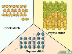 how to make a square stitch pattern with pictures