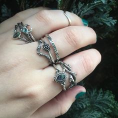 Grunge Rings, Bohemian Grunge, German Silver Jewelry, Antique Silver Rings, Silver Jewelry Box, Silver Wedding Jewelry, Silver Jewelry Design, Antique Engagement Rings, Silver Jewelry Rings