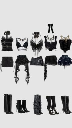 #kpop Ae Outfits, Kpop Concert Outfit, Solo Costume, 2000s Clothes, Fashion Top Outfits, Emo Outfits, Girls Show