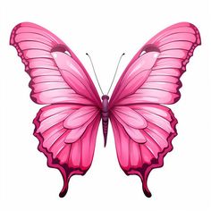 High-Res Pink Butterfly Clipart in Chiaroscuro Art Style Art: 4K & Vector Pink Butterfly Art, Butterfly Clipart, Digital Banners, Butterfly Artwork, Butterfly Printable, Butterfly Clip Art, Butterfly Drawing, Art Drawings For Kids, Chiaroscuro