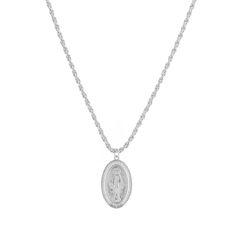 *Buy 2 items, Get 15% OFF your order. Coupon applied at checkout.* A beautiful virgin mary pendant necklace in 18K gold plated brass. Perfect for everyday wear and makes for a great birthday, valentines day or anniversary gift. This necklace has a virgin mary pendant strung with a rope twist chain and a lobster clasp closure. - 18K silver plated - Pendant size: 20 x 18 mm. - Adjustable chain 18 to 20 in. - 2 Year warranty GIFT WRAP AVAILABLE TO PURCHASE: https://www.etsy.com/listing/902780367/gi Gold Virgin Mary Necklace, Virgin Mary Pendant, Mary Necklace, Virgin Mary Necklace, Gold Coin Necklace, Rope Twist, North Hollywood, Gold Gift, Silver Plated Jewelry