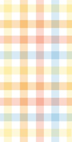 an orange, yellow and blue plaid pattern