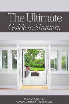 the ultimate guide to shutters