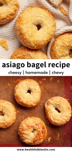 baked bagel recipe with cheesy and homemade