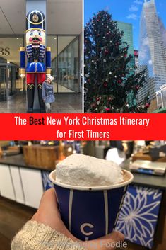 the best new york christmas itinerary for first timers is in this post