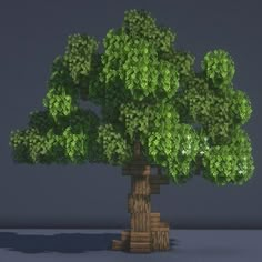 a small tree made out of lego blocks