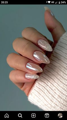 Almond Acrylic Nails, Soft Nails, Expecting Parents, Mixed Feelings, Nails Summer, Pastel Nails, Neutral Nails, Xmas Nails, Dream Nails